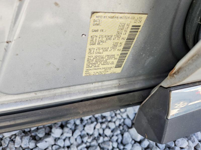 Продаж на аукціоні авто 2015 Nissan Murano, vin: 5N1AZ2MG0FN203507, номер лоту: 66573026