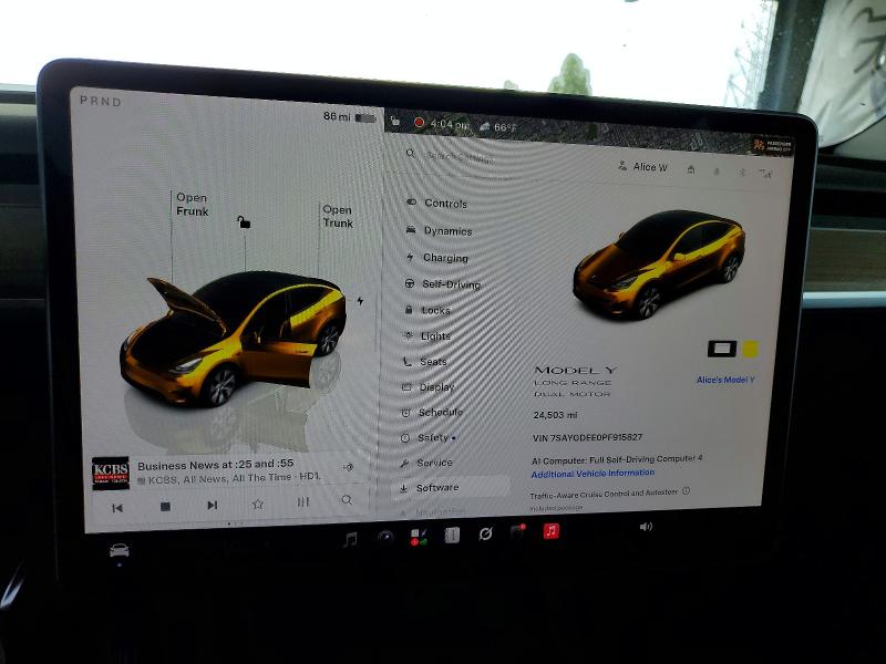 Aukcja sprzedaży 2023 Tesla Model Y, vin: 7SAYGDEE0PF915827, numer aukcji: 67132876