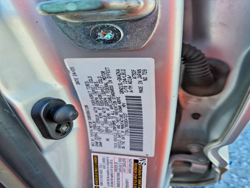 Продажа на аукционе авто 2005 Toyota 4runner, vin: JTEBU17R658047237, номер лота: 63697836
