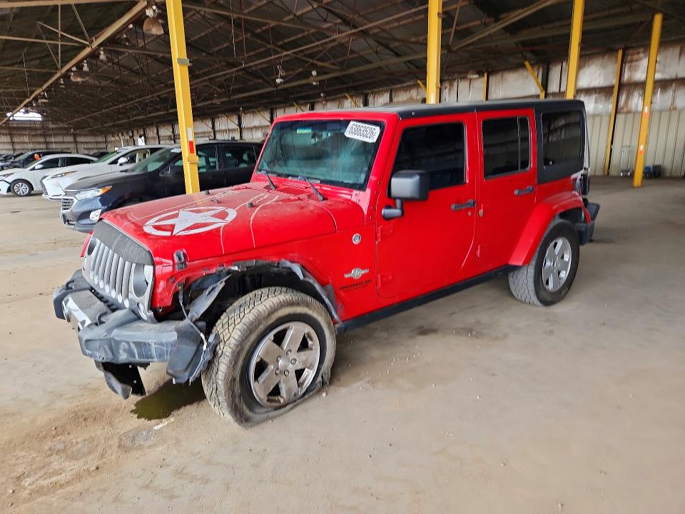 2014 Jeep Wrangler Unlimited მანქანა იყიდება აუქციონზე, vin: 1C4BJWDG5EL216173, აუქციონის ნომერი: 63863526