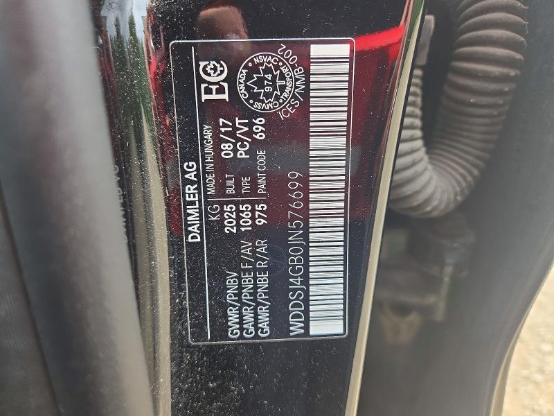 Продаж на аукціоні авто 2018 Mercedes-benz Cla, vin: WDDSJ4GB0JN576699, номер лоту: 62567936