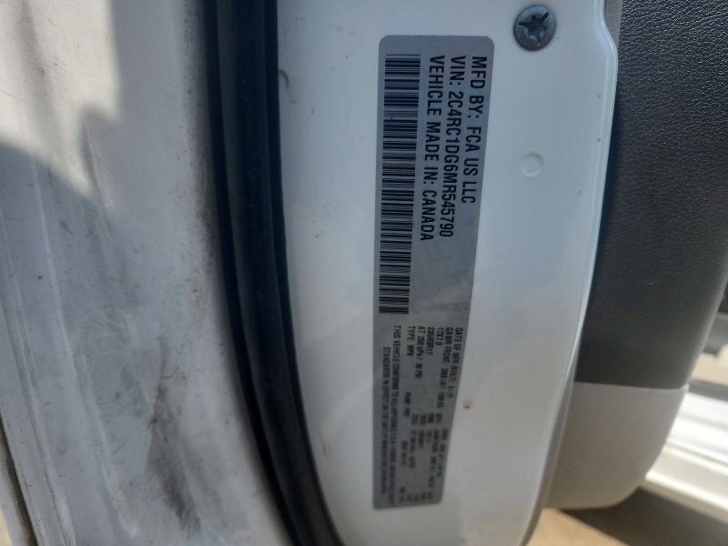 Aukcja sprzedaży 2021 Chrysler Voyager, vin: 2C4RC1DG6MR545790, numer aukcji: 64008696