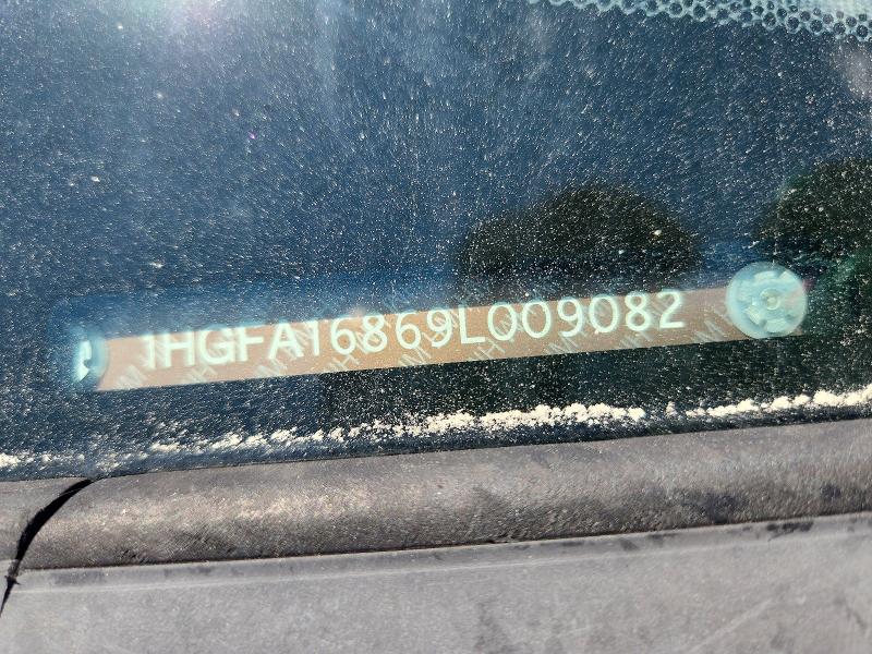 2009 Honda Civic მანქანა იყიდება აუქციონზე, vin: 1HGFA16869L009082, აუქციონის ნომერი: 63352126