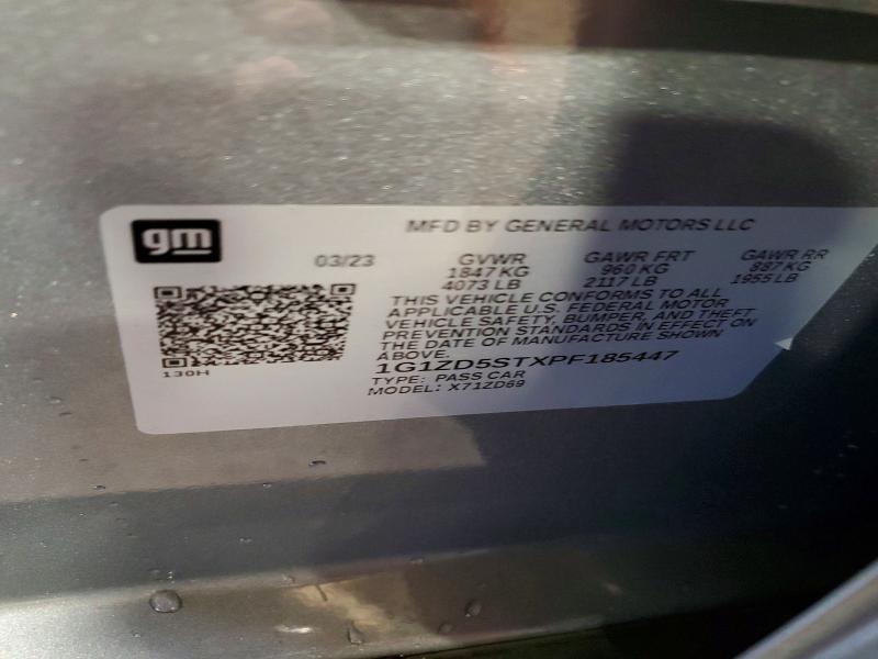 Продаж на аукціоні авто 2023 Chevrolet Malibu, vin: 1G1ZD5STXPF185447, номер лоту: 63888946