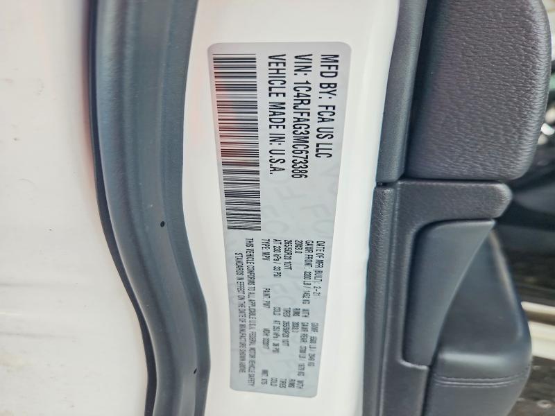 Aukcja sprzedaży 2021 Jeep Grand Cherokee, vin: 1C4RJFAG3MC673386, numer aukcji: 66173736