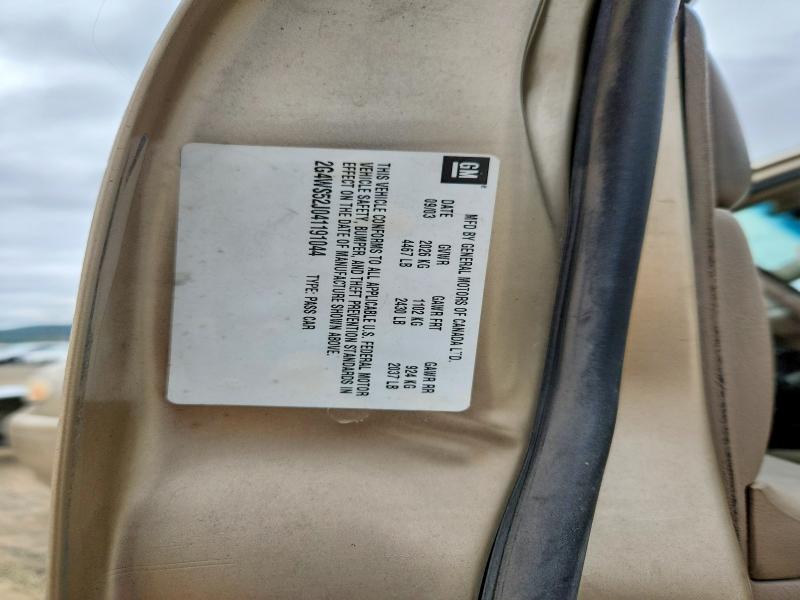 64652336 :رقم المزاد ، 2G4WS52J041191044 vin ، 2004 Buick Century مزاد بيع