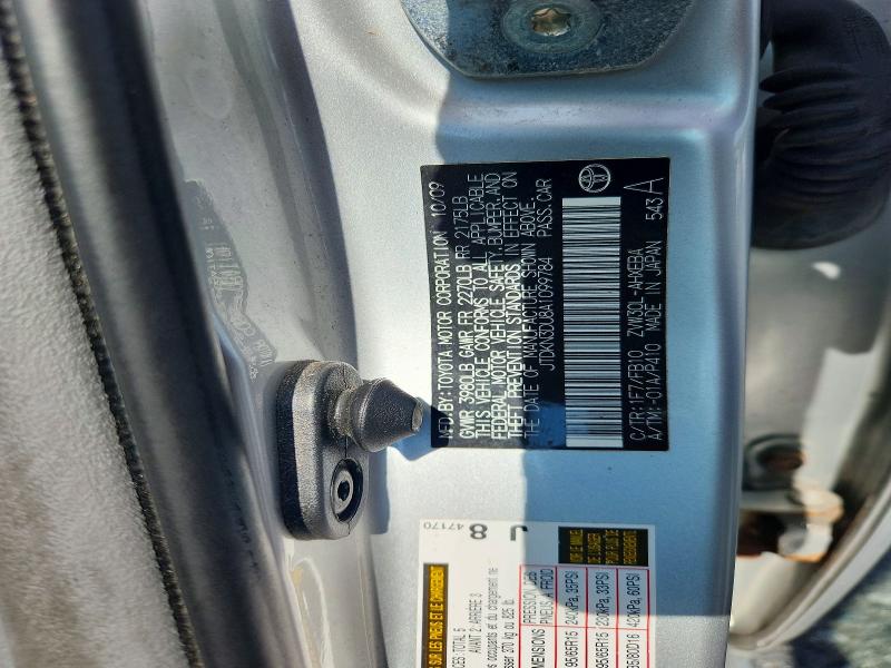 Продаж на аукціоні авто 2010 Toyota Prius, vin: JTDKN3DU8A1099784, номер лоту: 64088886