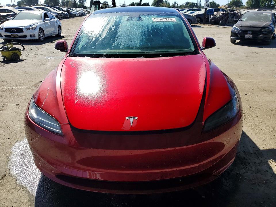 2024 Tesla Model 3 მანქანა იყიდება აუქციონზე, vin: 5YJ3E1EA1RF871879, აუქციონის ნომერი: 67303276