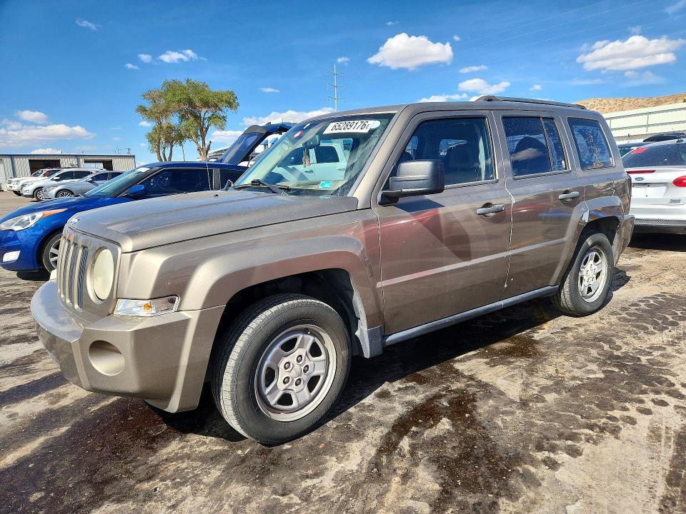 2007 Jeep Patriot მანქანა იყიდება აუქციონზე, vin: 1J8FF28W37D392562, აუქციონის ნომერი: 65289176