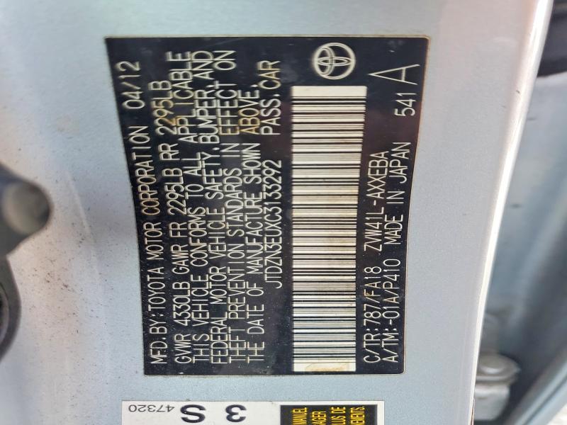 Продажа на аукционе авто 2012 Toyt Prius V, vin: JTDZN3EUXC3133292, номер лота: 67204586