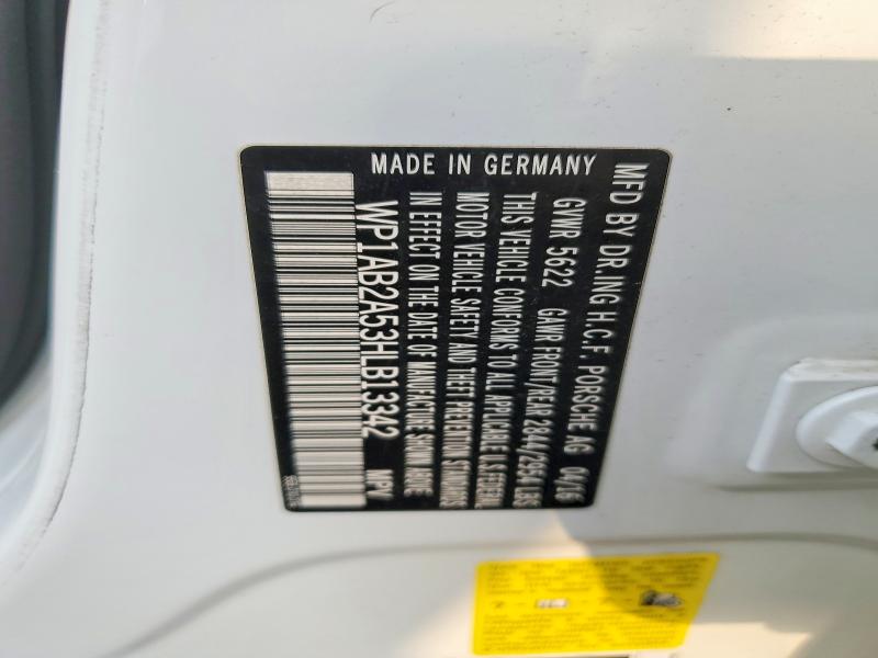 64089616 :رقم المزاد ، WP1AB2A53HLB13342 vin ، 2017 Porsche Macan مزاد بيع
