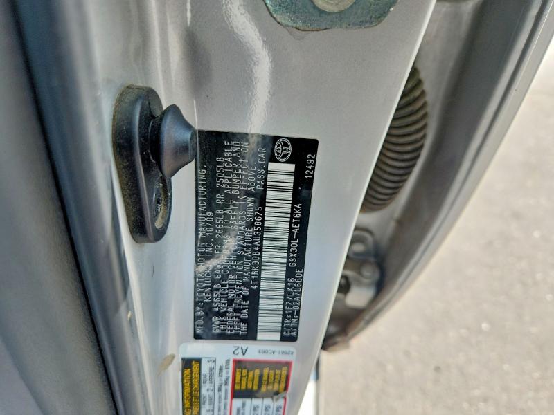 Продаж на аукціоні авто 2010 Toyota Avalon, vin: 4T1BK3DB4AU358675, номер лоту: 63806646