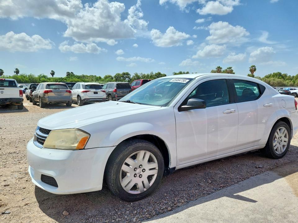2013 Dodge Avenger მანქანა იყიდება აუქციონზე, vin: 1C3CDZAG2DN760378, აუქციონის ნომერი: 65464756