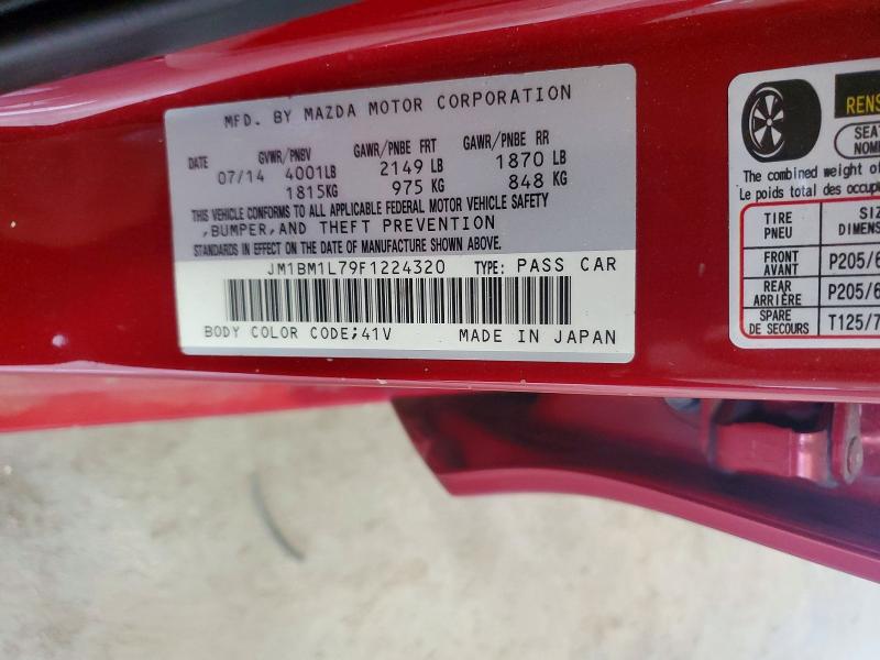 Продаж на аукціоні авто 2015 Mazda 3, vin: JM1BM1L79F1224320, номер лоту: 65447556