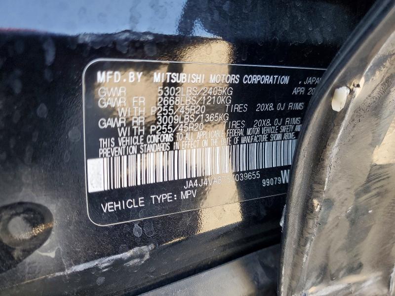 Aukcja sprzedaży 2025 Mitsubishi Outlander, vin: JA4J4VA87SZ039655, numer aukcji: 64495366