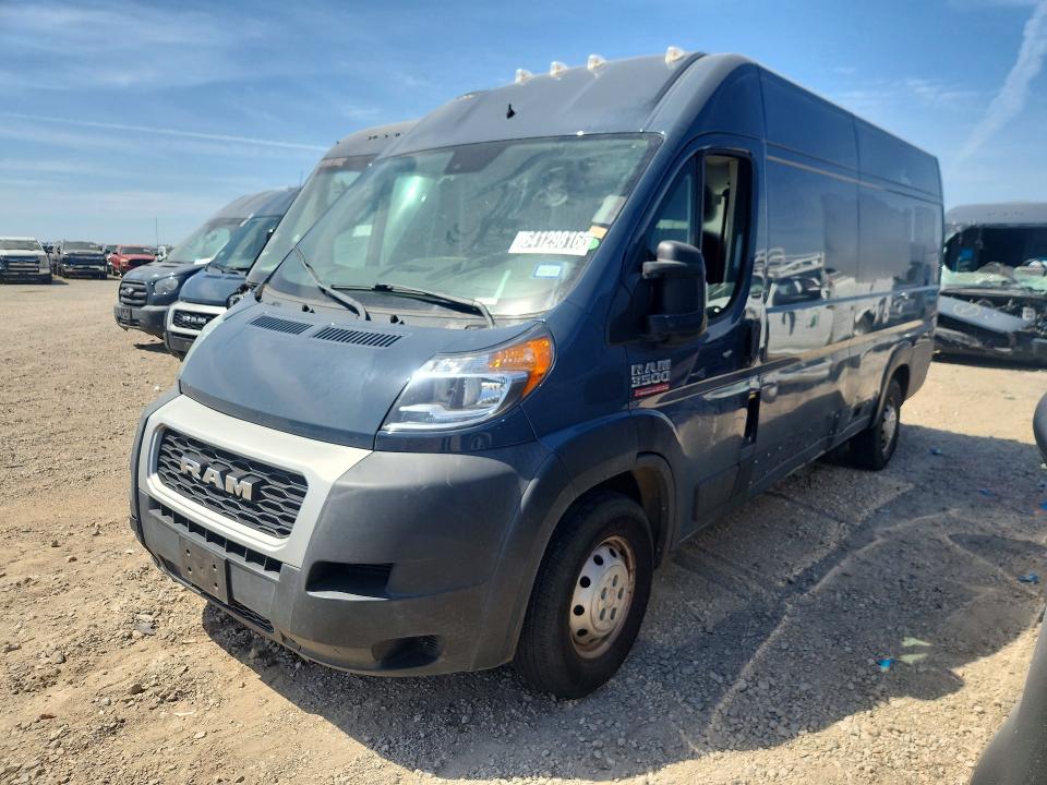 64129816 :رقم المزاد ، 3C6MRVJG3ME586570 vin ، 2021 Ram Promaster 3500 مزاد بيع