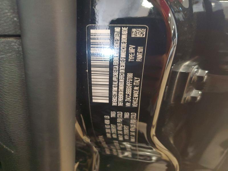 65536786 :رقم المزاد ، ZACCJBBBXHPF97880 vin ، 2017 Jeep Renegade مزاد بيع