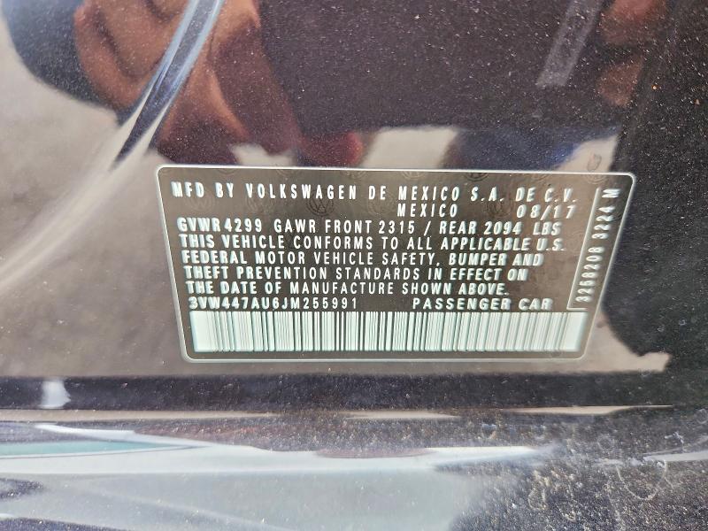 Aukcja sprzedaży 2018 Volkswagen Gti, vin: 3VW447AU6JM255991, numer aukcji: 64696626