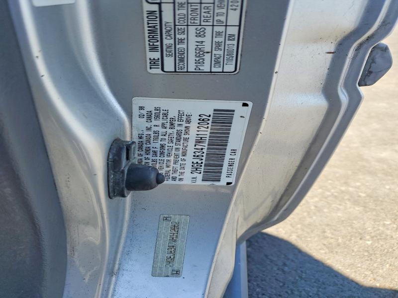 64083146 :رقم المزاد ، 2HGEJ6347WH112062 vin ، 1998 Honda Civic مزاد بيع