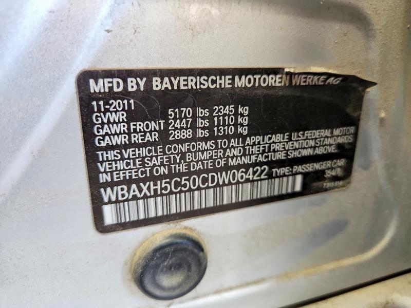 Продаж на аукціоні авто 2012 Bmw 528, vin: WBAXH5C50CDW06422, номер лоту: 64773366