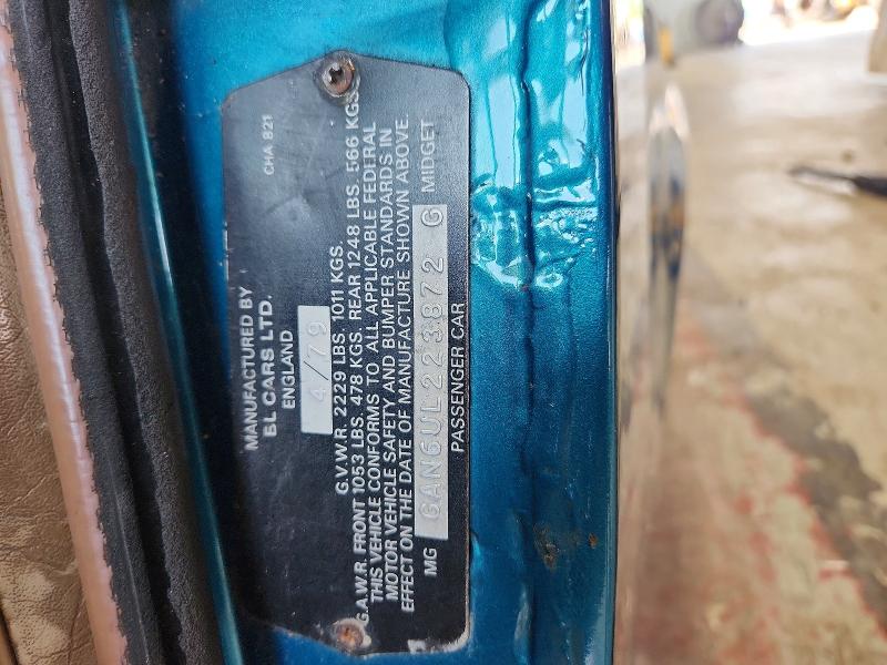 Продажа на аукционе авто 1979 Mg Midget, vin: GAN6UL223872G, номер лота: 63577356