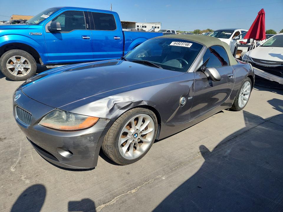 2004 Bmw Z4 მანქანა იყიდება აუქციონზე, vin: 4USBT33464LS48512, აუქციონის ნომერი: 64923746