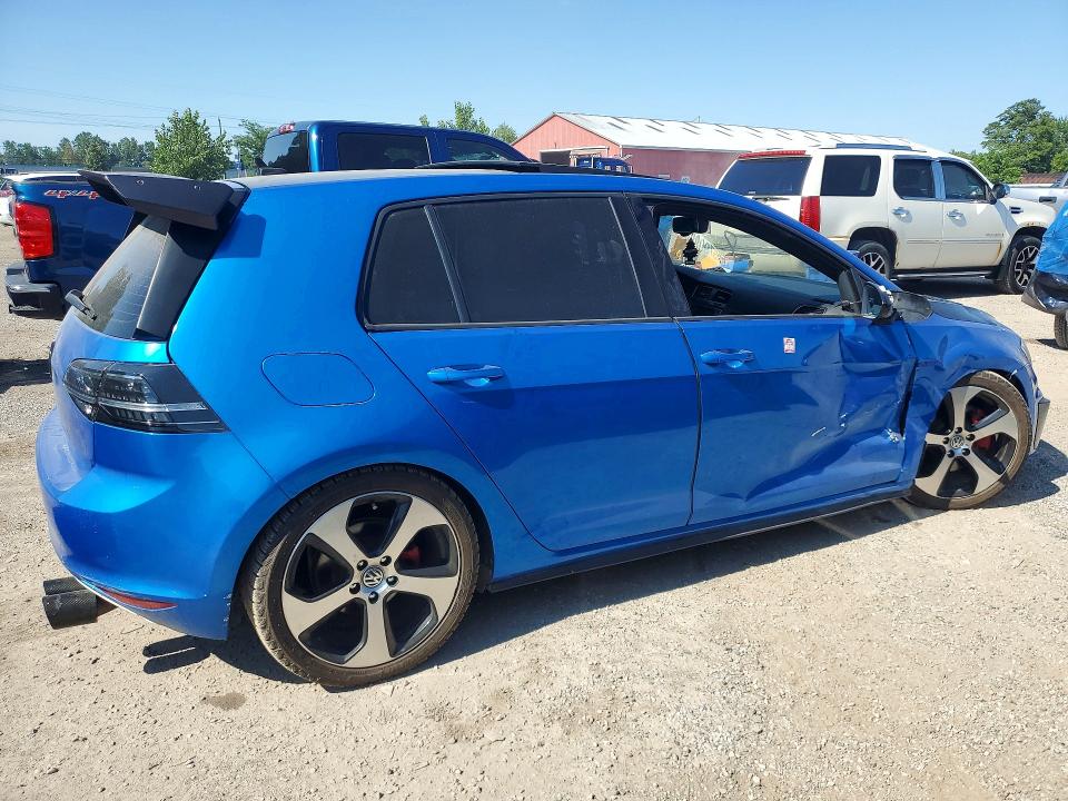 2015 Volkswagen Gti მანქანა იყიდება აუქციონზე, vin: 3VW4T7AUXFM081448, აუქციონის ნომერი: 63579086