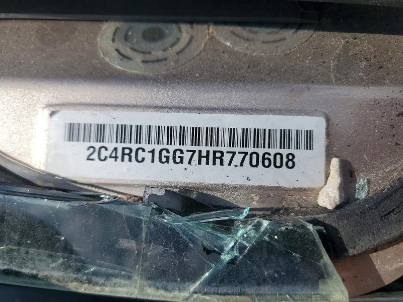 66840346 :رقم المزاد ، 2C4RC1GG7HR770608 vin ، 2017 Chrysler Pacifica مزاد بيع