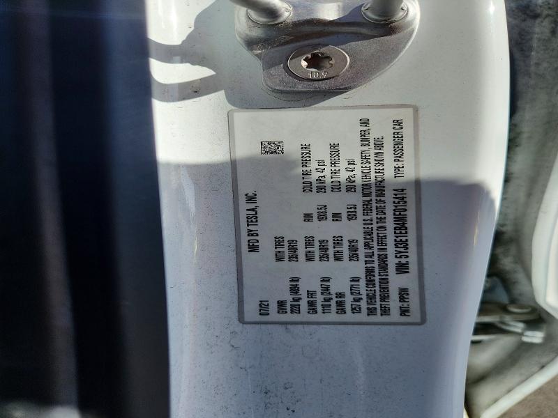 Auction sale of the 2021 Tesla Model 3, vin: 5YJ3E1EB4MF015414, lot number: 63241576
