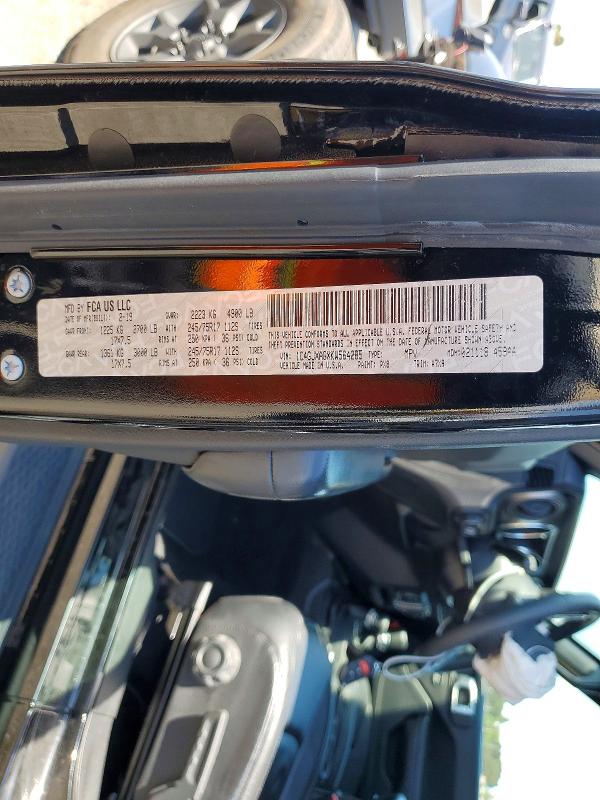 Продаж на аукціоні авто 2019 Jeep Wrangler, vin: 1C4GJXAGXKW564285, номер лоту: 64778746