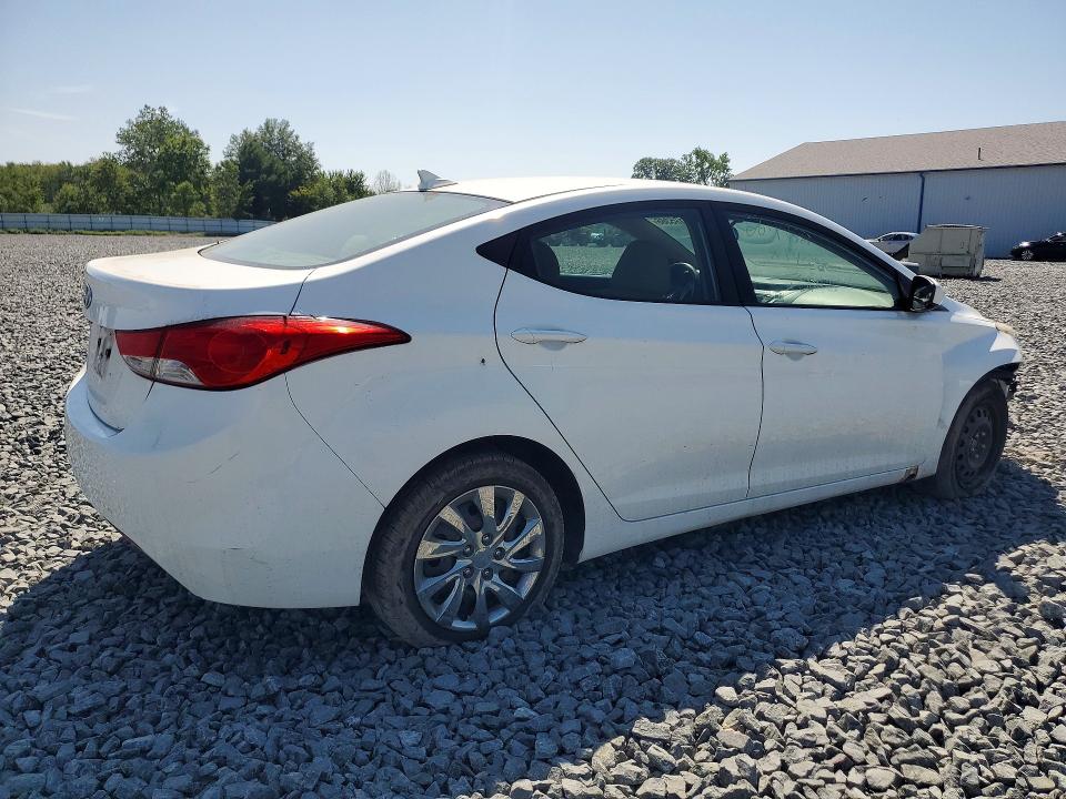 66195366 :رقم المزاد ، 5NPDH4AE7CH134099 vin ، 2012 Hyundai Elantra مزاد بيع