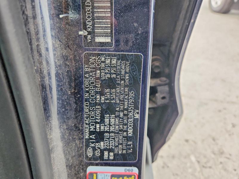 66067826 :رقم المزاد ، KNDCD3LD6J5179795 vin ، 2018 Kia Niro مزاد بيع