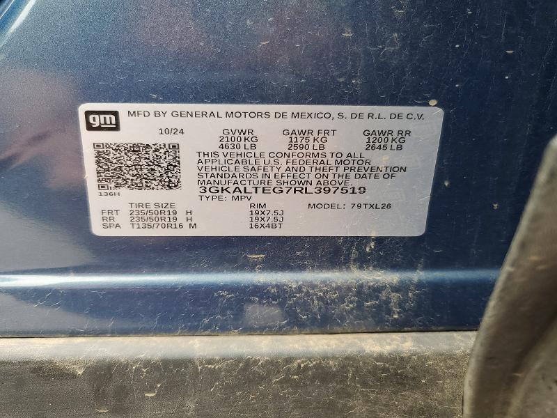 Aukcja sprzedaży 2024 Gmc Terrain, vin: 3GKALTEG7RL397519, numer aukcji: 62575116
