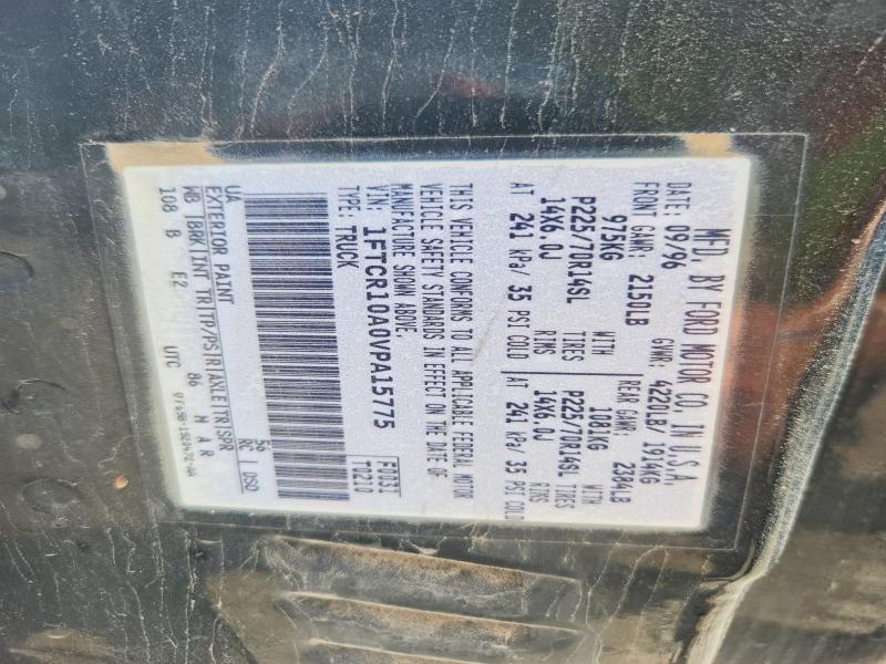 Продаж на аукціоні авто 1997 Ford Ranger, vin: 1FTCR10A0VPA15775, номер лоту: 65854266