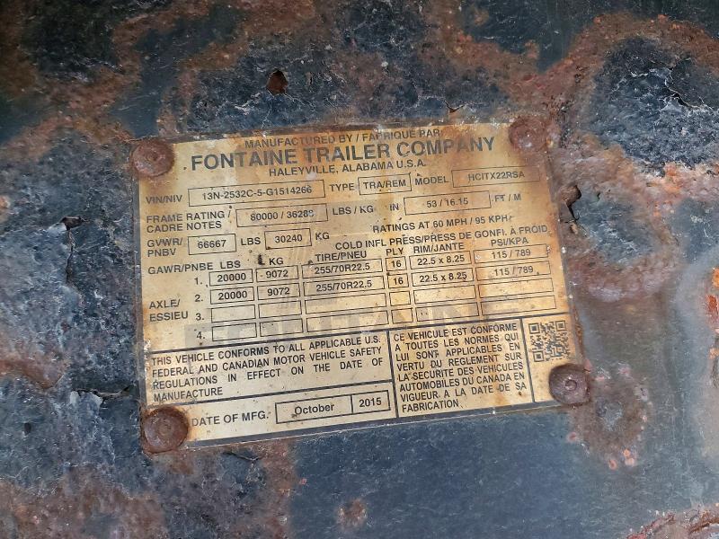 64902906 :رقم المزاد ، 13N2532C5G1514266 vin ، 2016 Other Forklift مزاد بيع