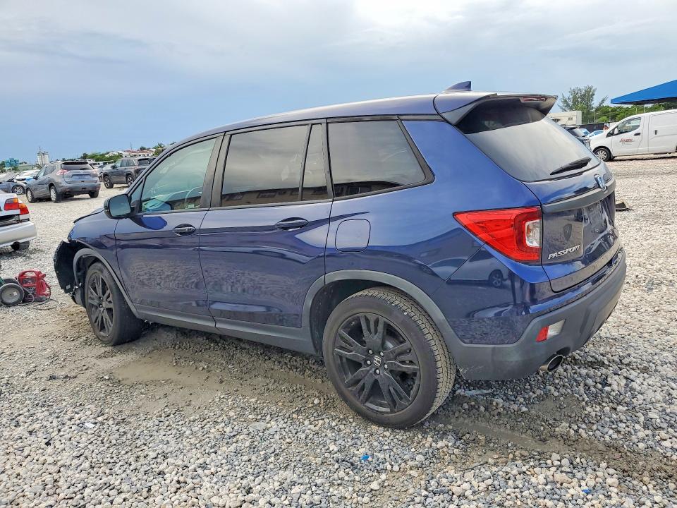 2019 Honda Passport მანქანა იყიდება აუქციონზე, vin: 5FNYF7H2XKB010927, აუქციონის ნომერი: 63259226