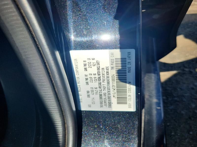 Продаж на аукціоні авто 2015 Mazda Mazda 6 Grand Touring, vin: JM1GJ1W53F1188004, номер лоту: 64250866