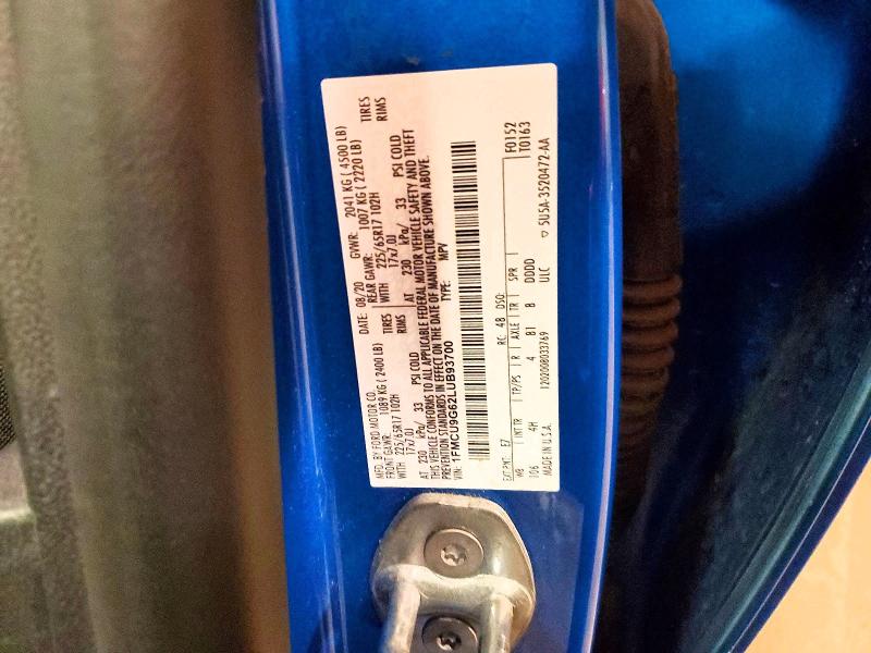 Продаж на аукціоні авто 2020 Ford Escape, vin: 1FMCU9G62LUB93700, номер лоту: 64789366