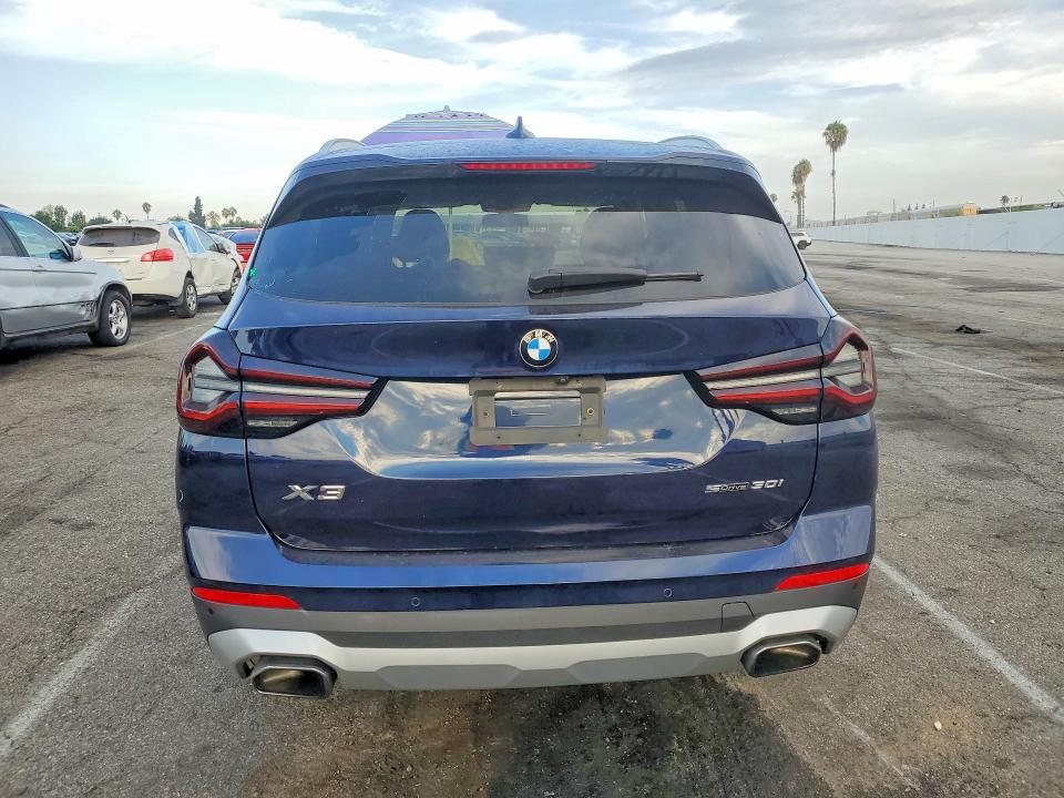 2022 Bmw X3 მანქანა იყიდება აუქციონზე, vin: 5UX43DP03N9K62716, აუქციონის ნომერი: 63650996