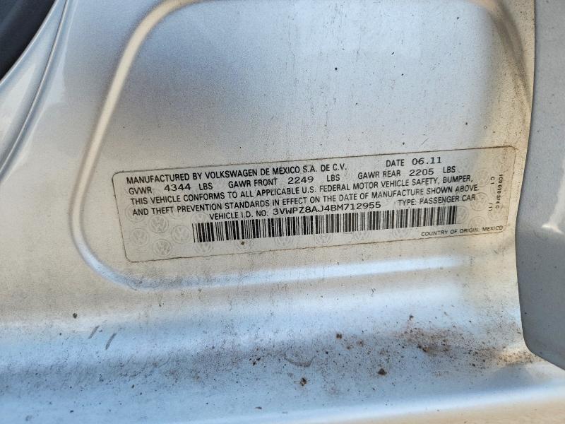 Продажа на аукционе авто 2011 Volkswagen Jetta, vin: 3VWPZ8AJ4BM712955, номер лота: 65136856