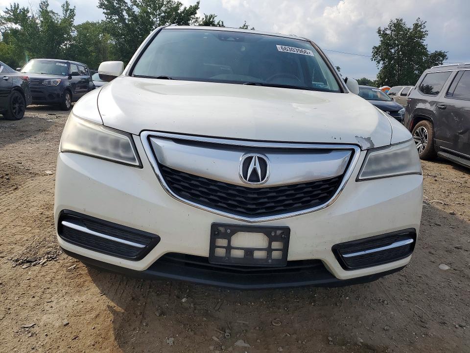 66303966 :رقم المزاد ، 5FRYD4H4XGB002404 vin ، 2016 Acura Mdx مزاد بيع