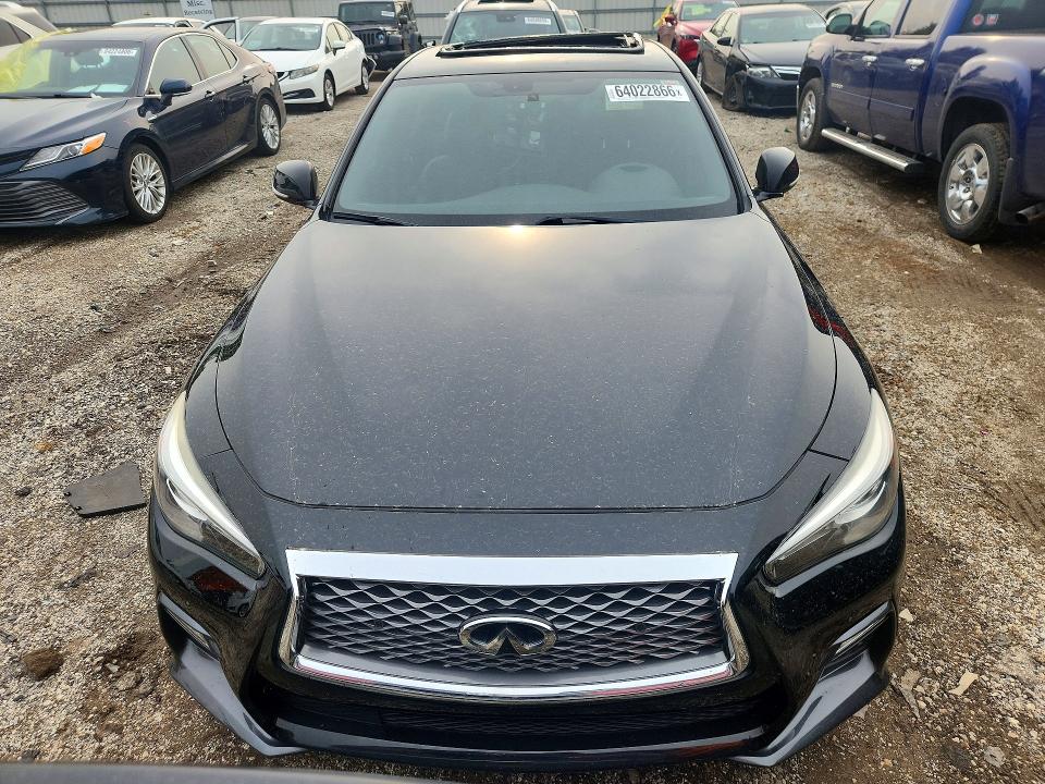 64022866 :رقم المزاد ، JN1FV7AR3JM480730 vin ، 2018 Infiniti Q50 مزاد بيع