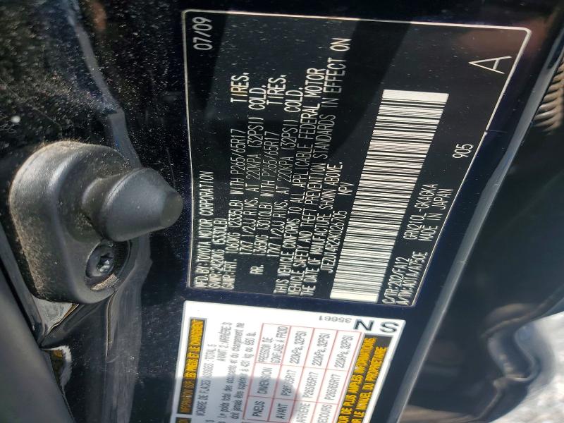 Aukcja sprzedaży 2009 Toyota 4runner, vin: JTEZU14R29K026705, numer aukcji: 63643746