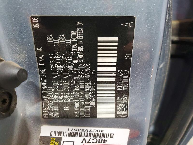 Продажа на аукционе авто 2006 Toyota Sienna, vin: 5TDBA22C76S069170, номер лота: 64498746