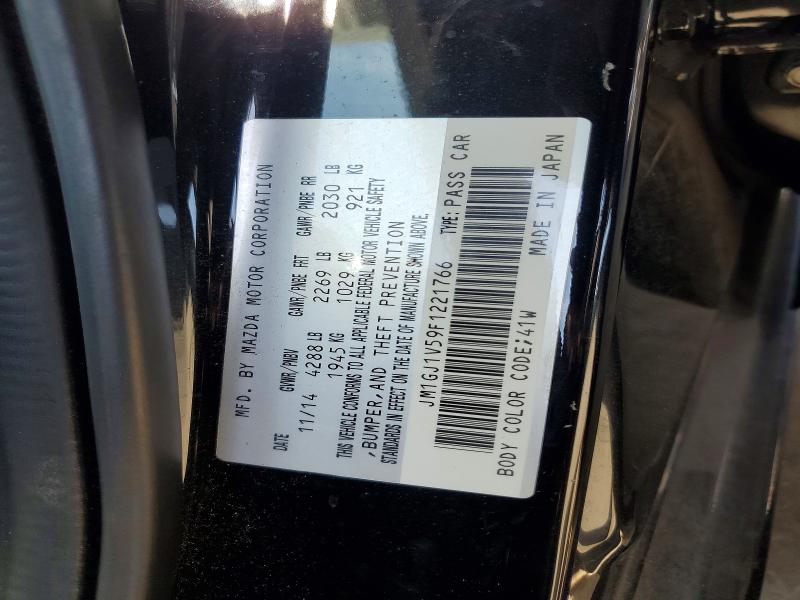 2015 Mazda 6 მანქანა იყიდება აუქციონზე, vin: JM1GJ1V59F1221766, აუქციონის ნომერი: 64853116
