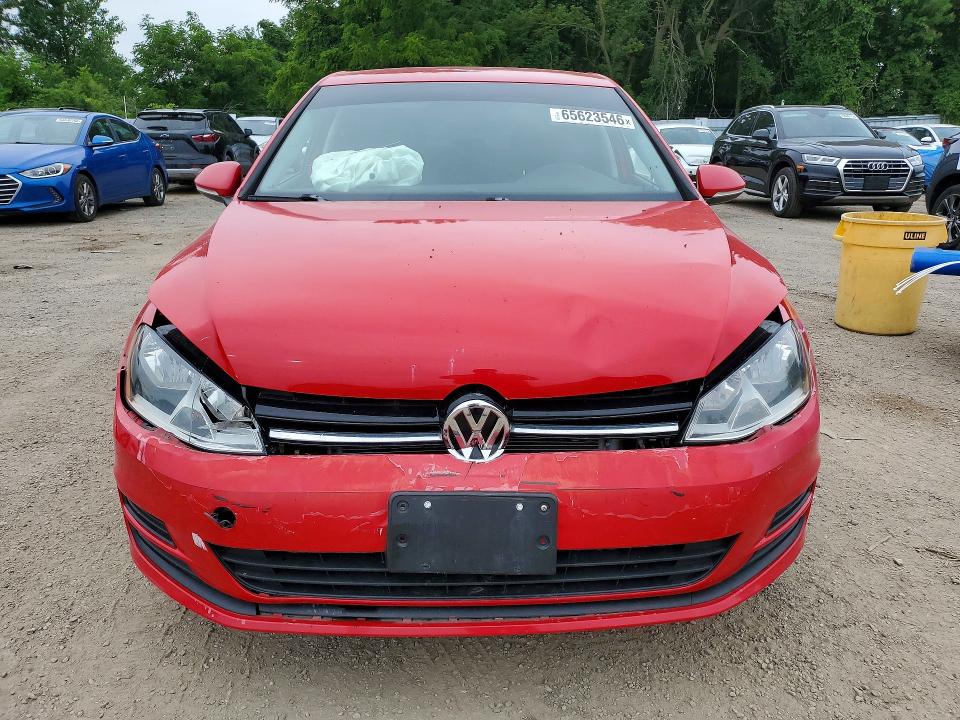2015 Volkswagen Golf მანქანა იყიდება აუქციონზე, vin: 3VW217AU3FM040432, აუქციონის ნომერი: 65623546