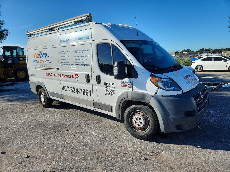 2014 Ram Promaster 2500 მანქანა იყიდება აუქციონზე, vin: 3C6TRVDG2EE123098, აუქციონის ნომერი: 65491226