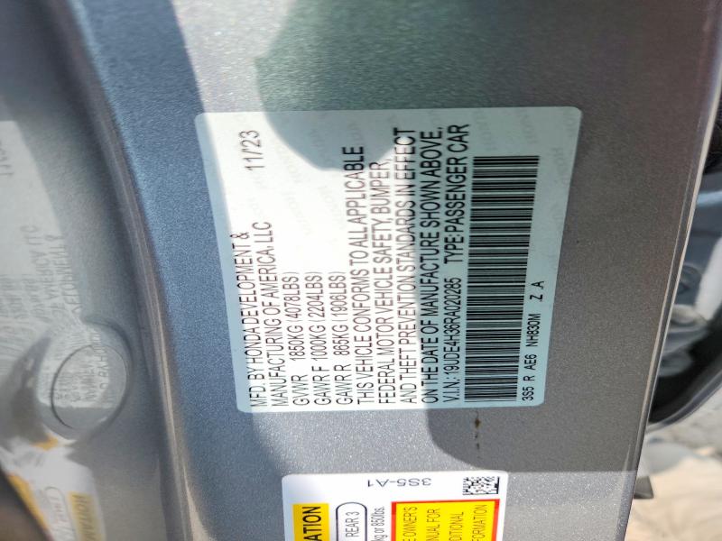 63825266 :رقم المزاد ، 19UDE4H36RA020285 vin ، 2024 Acura Integra مزاد بيع