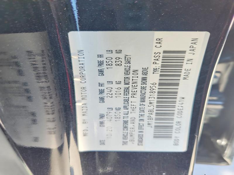 Продажа на аукционе авто 2021 Mazda 3, vin: JM1BPABL5M1318956, номер лота: 64237316