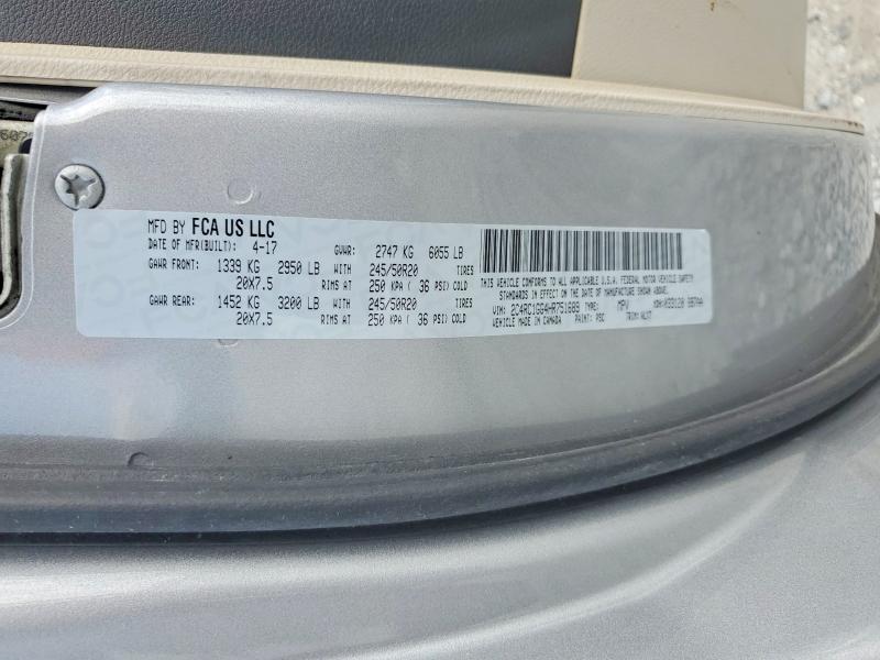 Aukcja sprzedaży 2017 Chrysler Pacifica, vin: 2C4RC1GG4HR751689, numer aukcji: 63025266